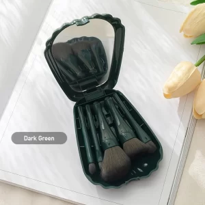 Kit de brochas de ostra con espejo