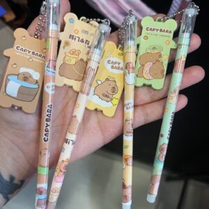 Lapicera borrable carpincho capybara con espejito