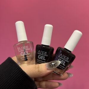 Esmalte de uñas tradicional - Negro o transparente