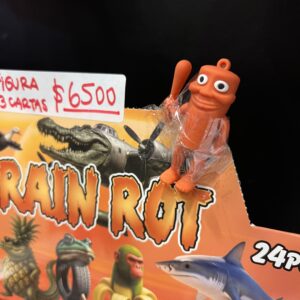 Sobre sorpresa con figura +3 cartas Brain rot