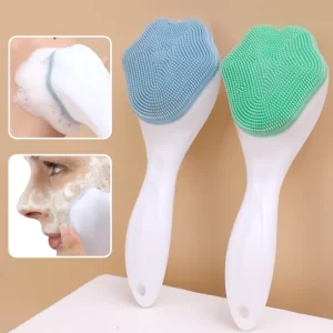 Limpiador facial de silicona suave