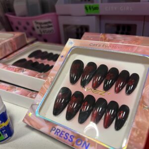 Press on nails ojo de gato varios diseños