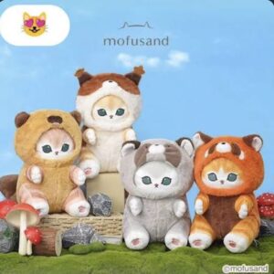 Peluche Mofusand mapache 25cm