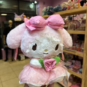 Peluche My Melody con rosa 23cm