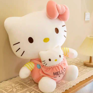 Peluche Hello Kitty con bebé 50cm