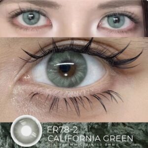 Lentes de contacto California green