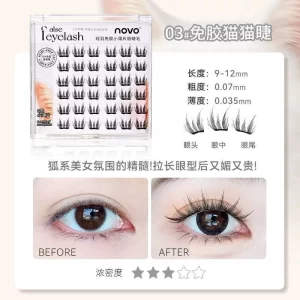 Pestañas autoadhesivas cat eyes
