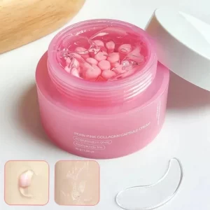 Crema con capsulsas de colageno y niacinamida