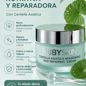 Crema facial centella asiatica Ruby skin