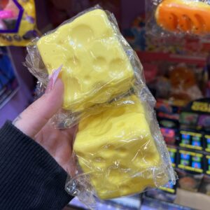 Squishy queso 6,5x6,5 cm