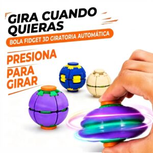 Spinner 3D con luz